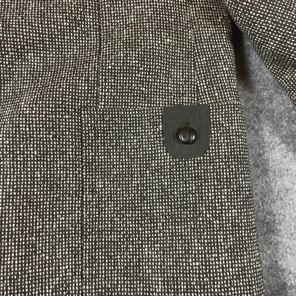 Rubin Blazer Mens 42 Gray Single Breasted Twill Pockets Lined Heavy Wool Wedding